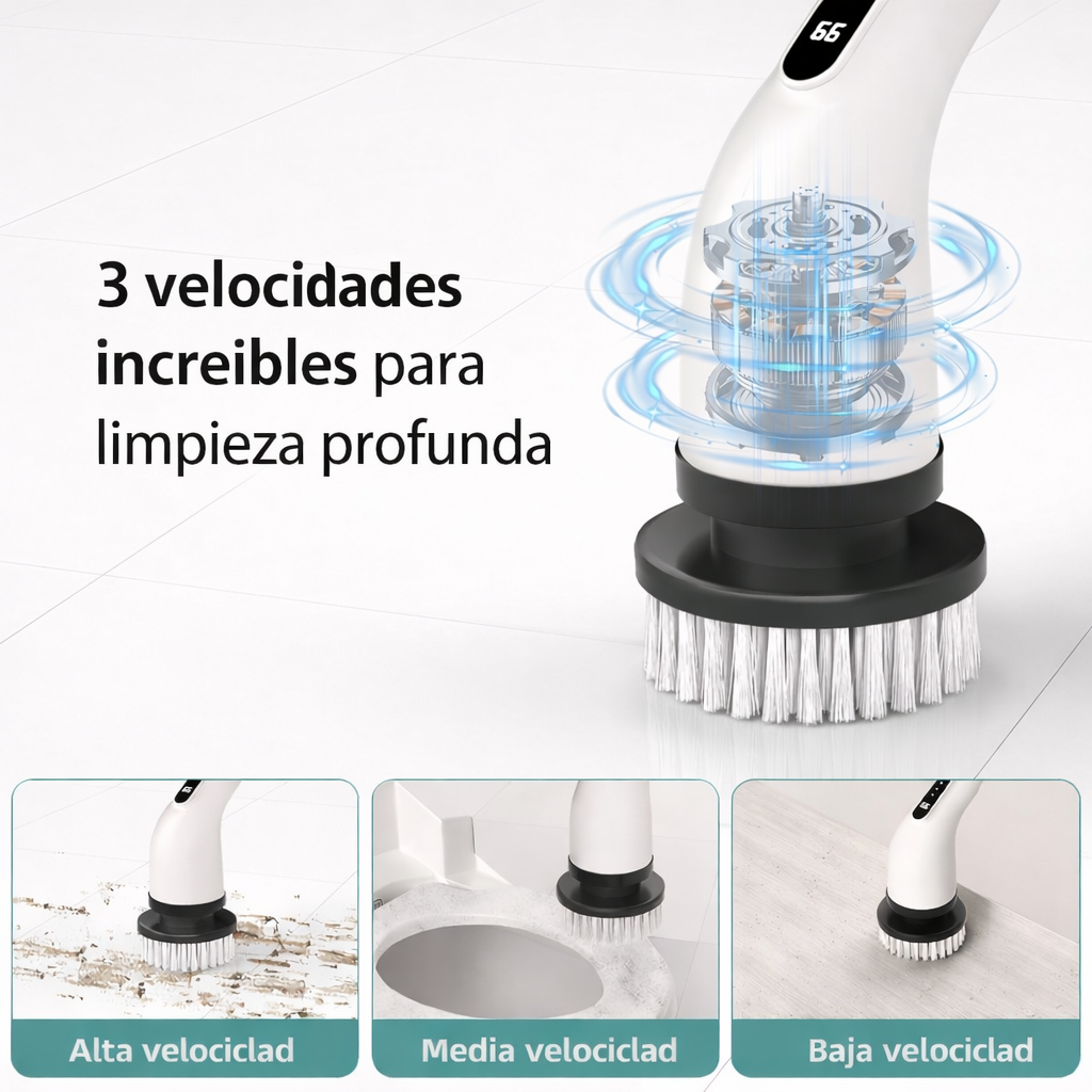 Cepillo De Limpieza Giratorio 9 en 1